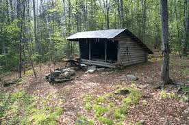 Shelter on Moxie Pond