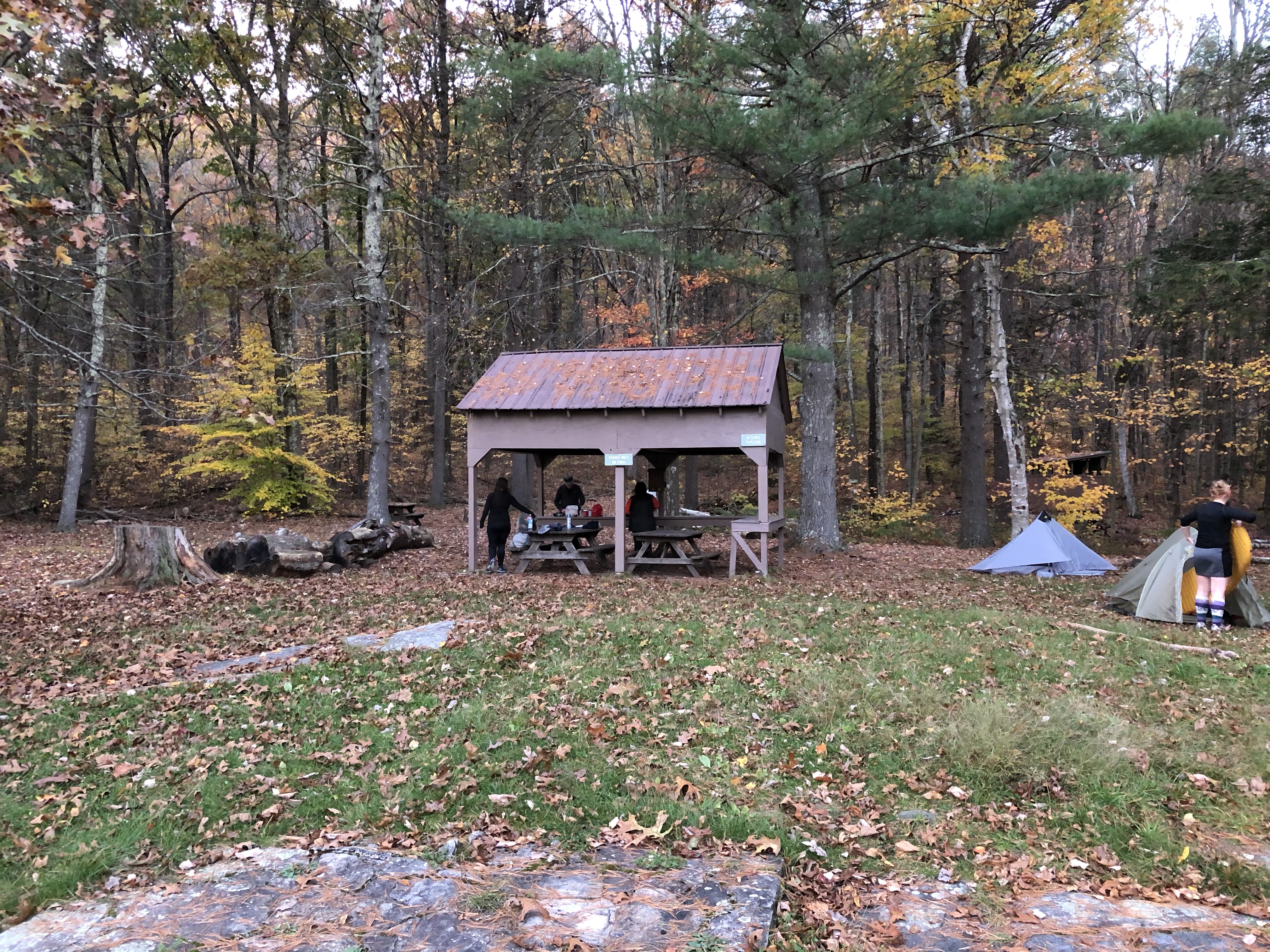 Silver Hill Campsite and Fall Hiking on the Appalachian Trail