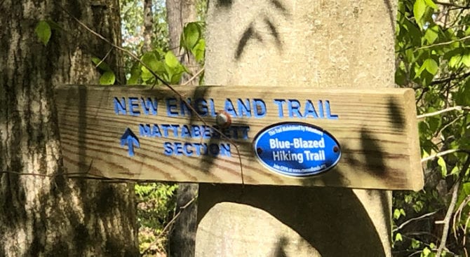 new england trail sign