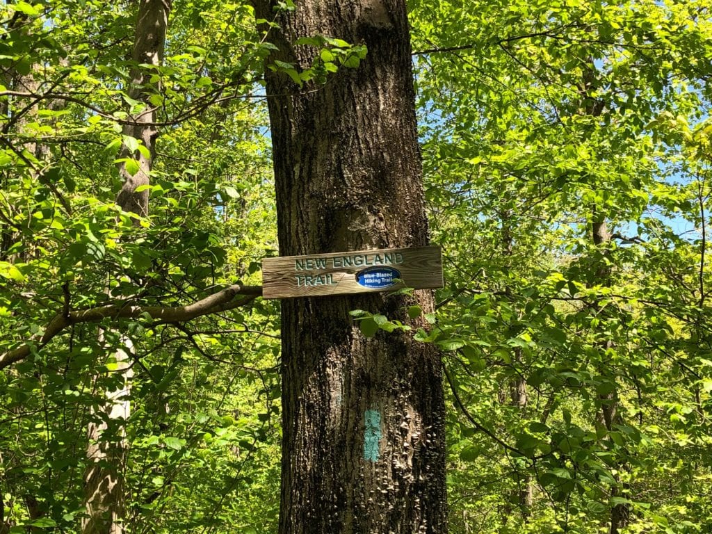 new england trail sign