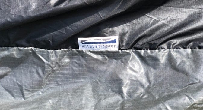 katabatic label on bivy