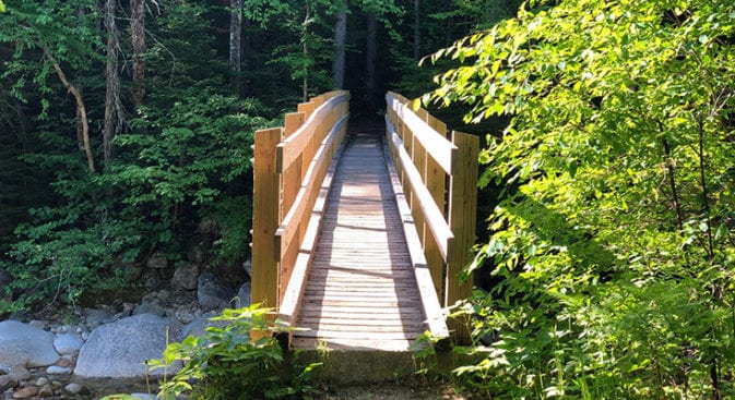 Bridge to Sawyer Pond