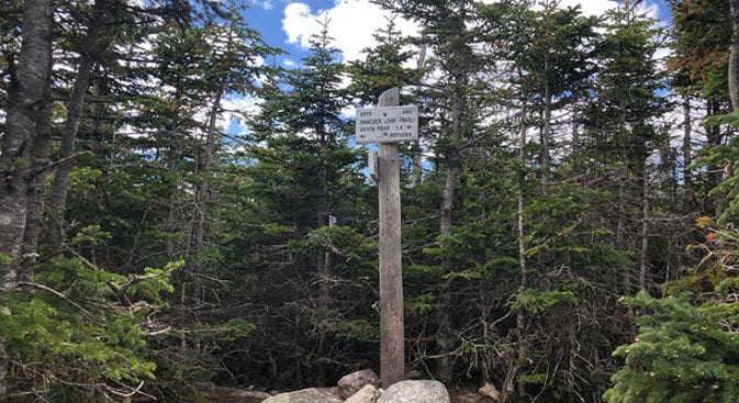 Sign on South Hancock