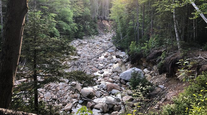 Wash Out on North Fork River