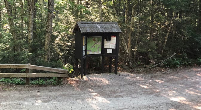 Kiosk at Signal Ridge Trailhead