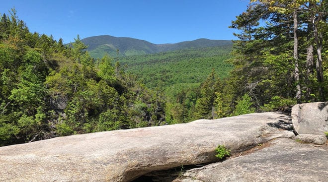 Thoreau Falls View from Rocks at Top