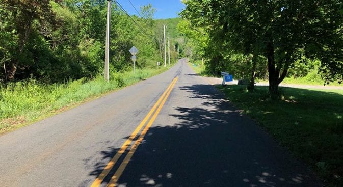 stage coach road on new england trail