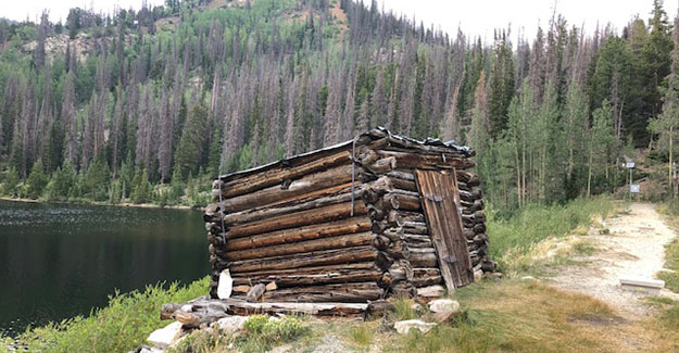 Old Cabin on Boss Lake Damn