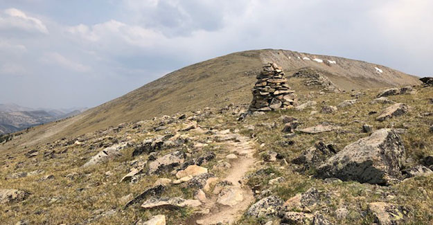 Above Treeline hiking out of Monarch Pass