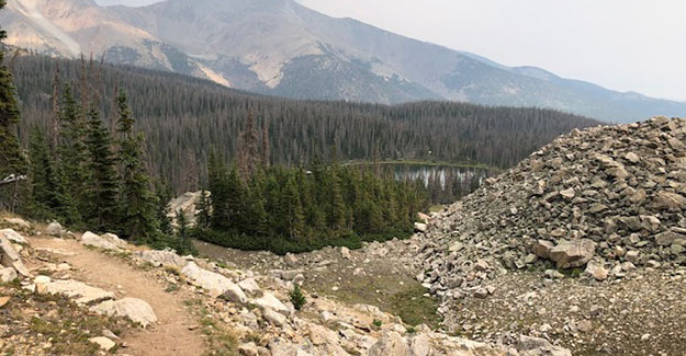 Views Hiking along Ridgeline Near Monarch Pass