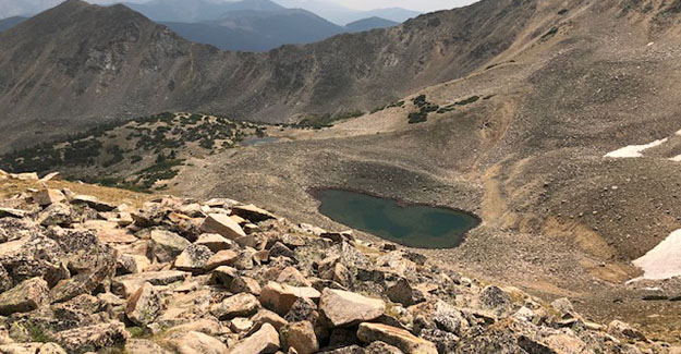 Lake Hiking Near Monarch Pass on the Colorado Trail