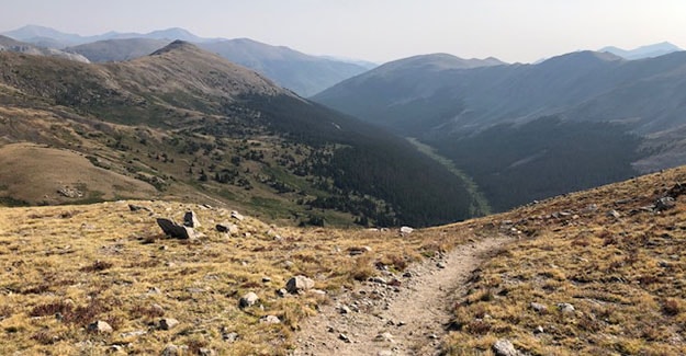 Hike Above Valley Near Sanford Saddle