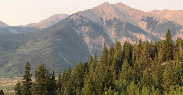 Descent to Twin Lakes to Resupply