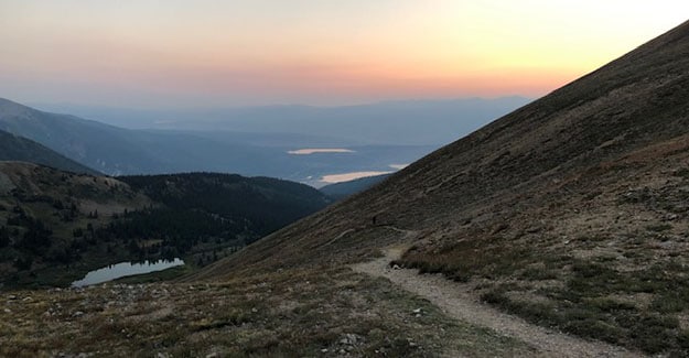 Later Sunrise Above Hope Pass