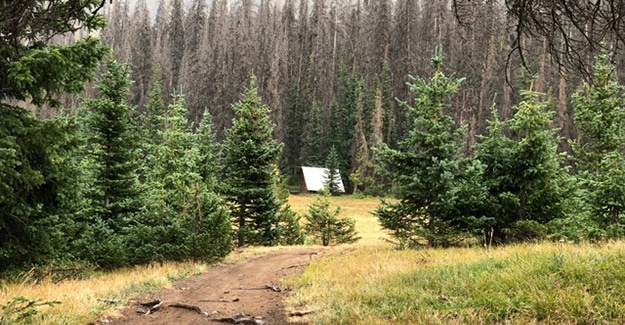 Lean To out of Monarch Pass