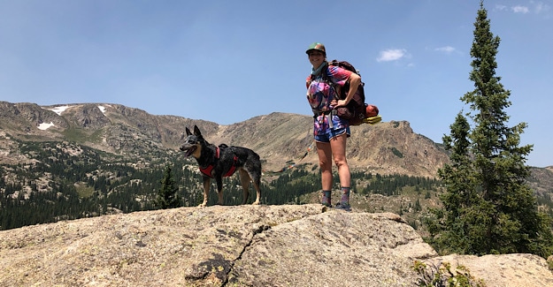 Sam and Shy in the Wilderness near Leadville