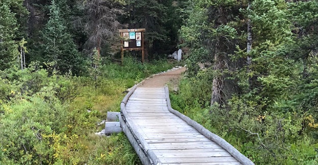 Starting Hike Up from Chalk Creek