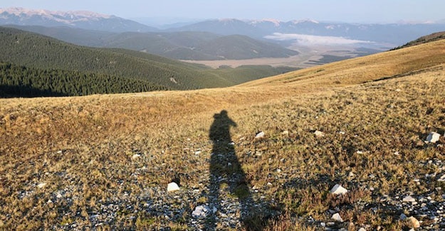 Me and my Walking Shadow Hiking the Colorado Trail