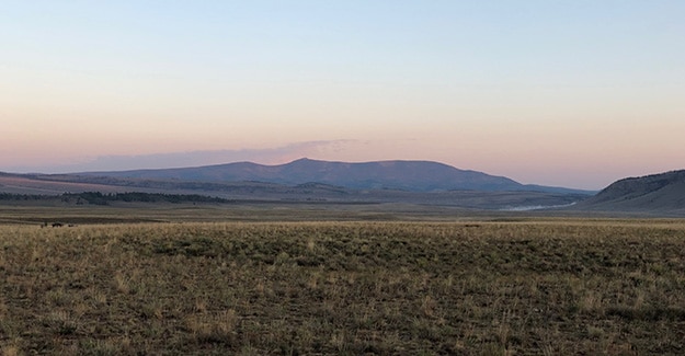 Hiking Early Morning before Saguache Park Road