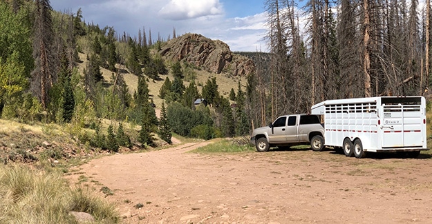 Eddiesville Trail Head on Colorado Trail