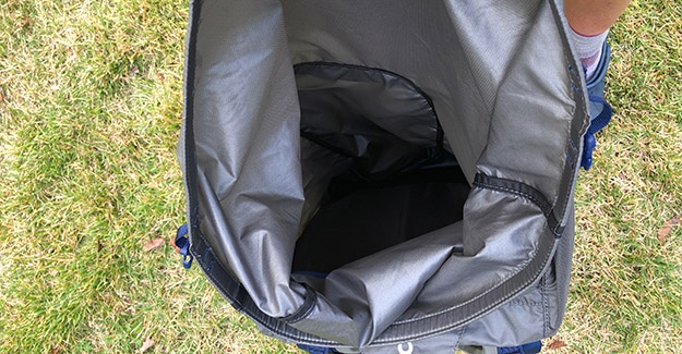 main compartment for backpack