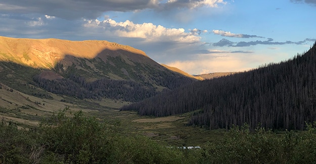 Pole Creek Drainage on the Colorado Trail