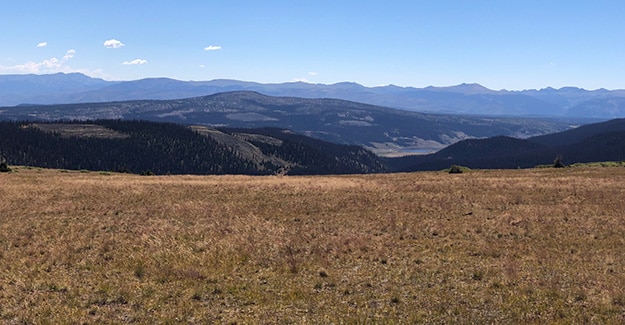 More views while hiking on the divide