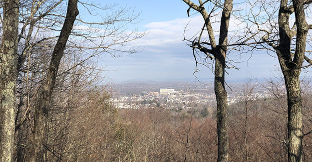 View of Danbury from Thomas Mountain