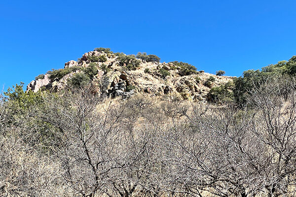 Cliffs above the Arizona Trail near Patagonia