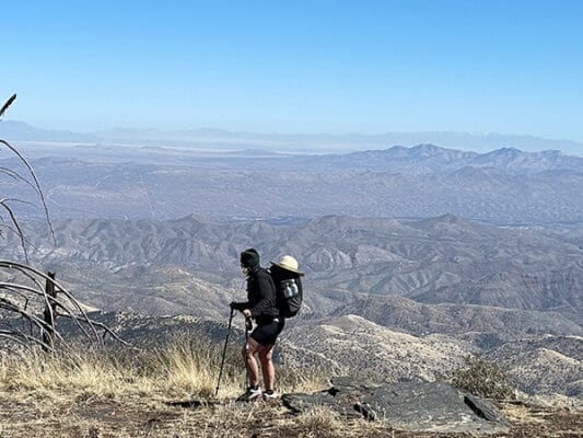 Cricket at the summit of Mt. Mica