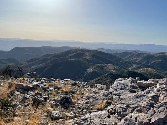 Views over the Mazatzal Range on the Arizona Trail