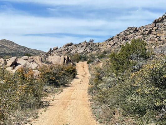 ATV roads through the Mazatzal Mountains