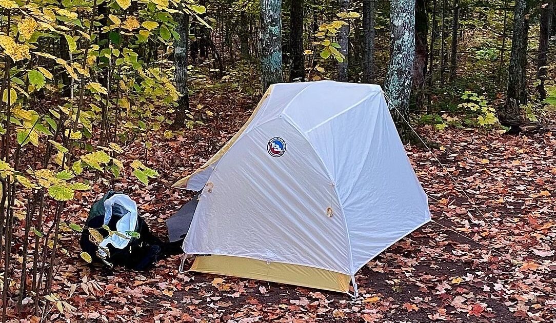 Big Agnes Tiger Wall UL1 tent on the Superior Trail