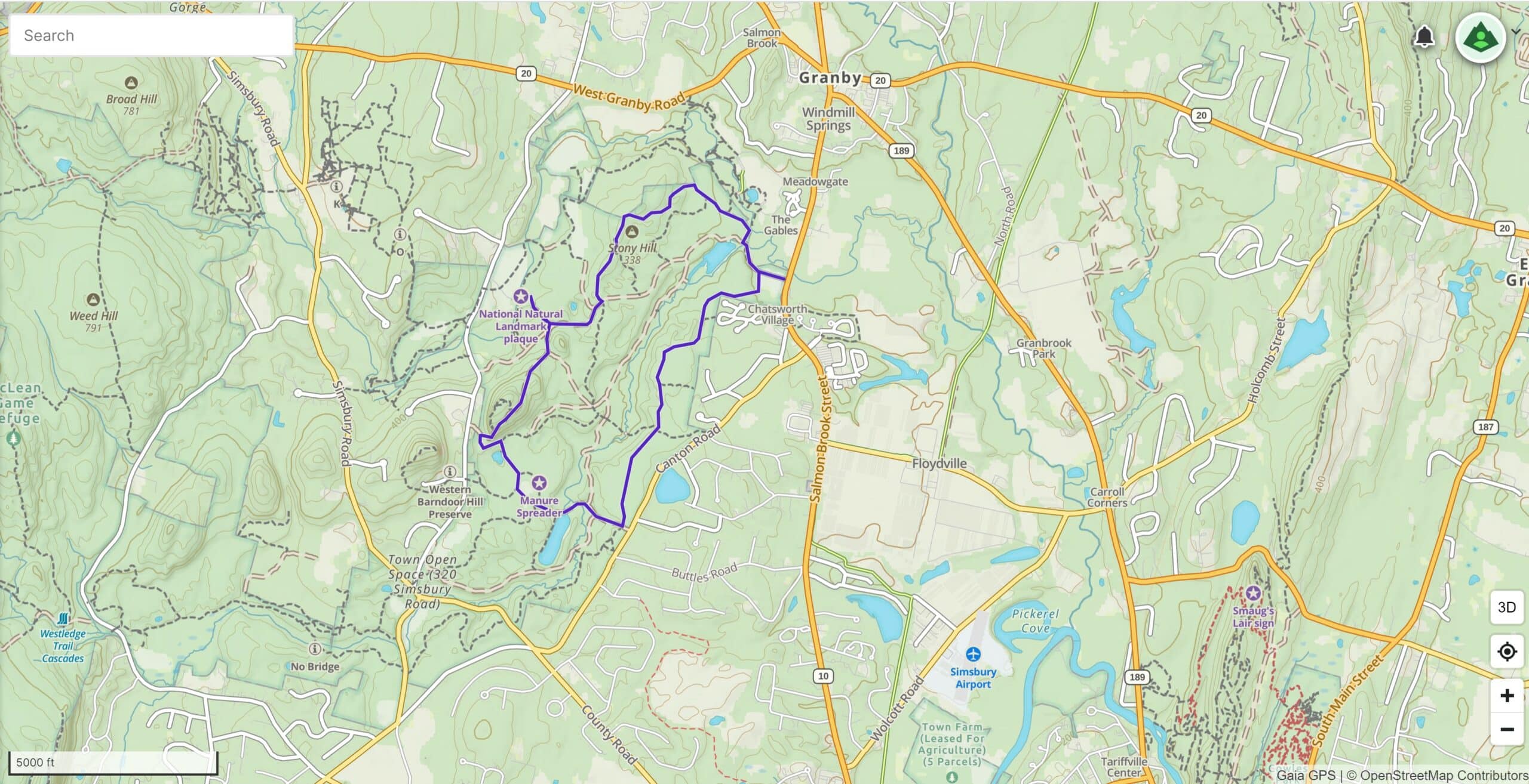 McLean Game Refuge Map