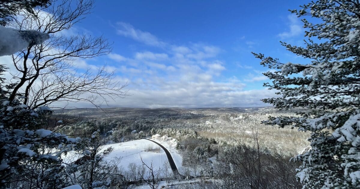 View from Summit on McLean Wildlife Refuge Trail