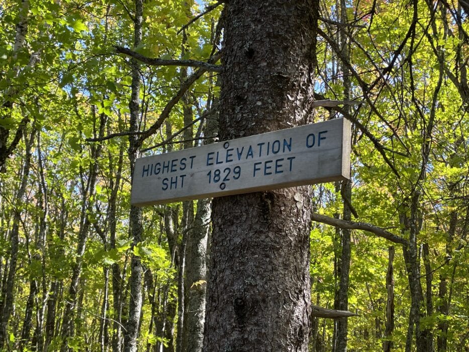 Highest elevation on the Superior Trail