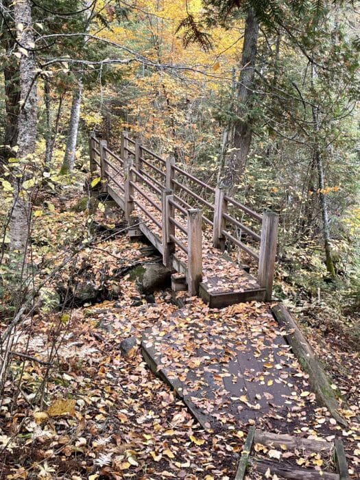 Bridge near the Superior Trail.