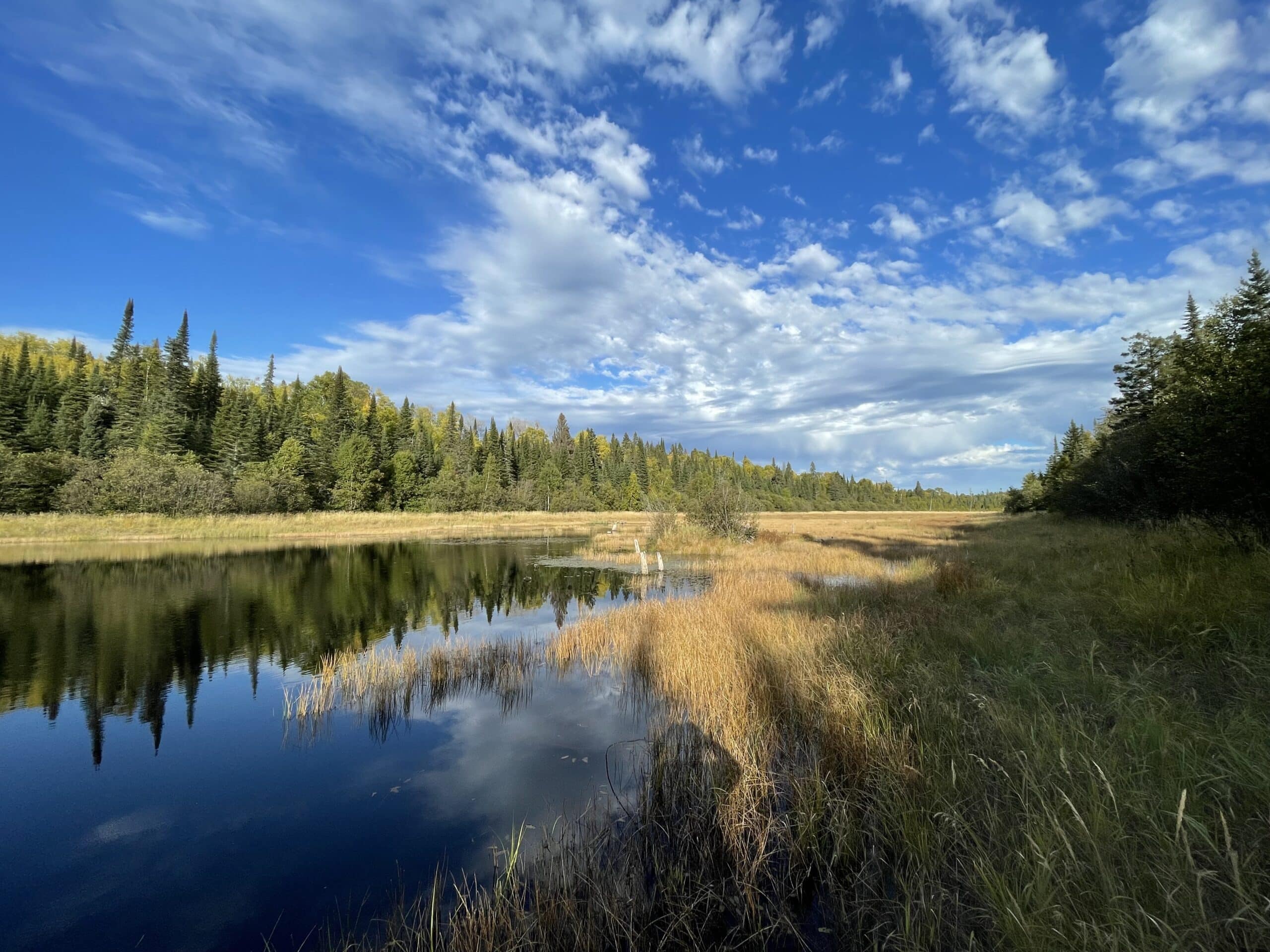 South Bully Pond on the Superior Trail